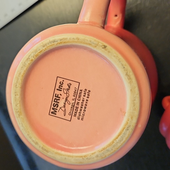 Design Studios Red Ombre MSRF tea pot or honey pitcher - Picture 4 of 6